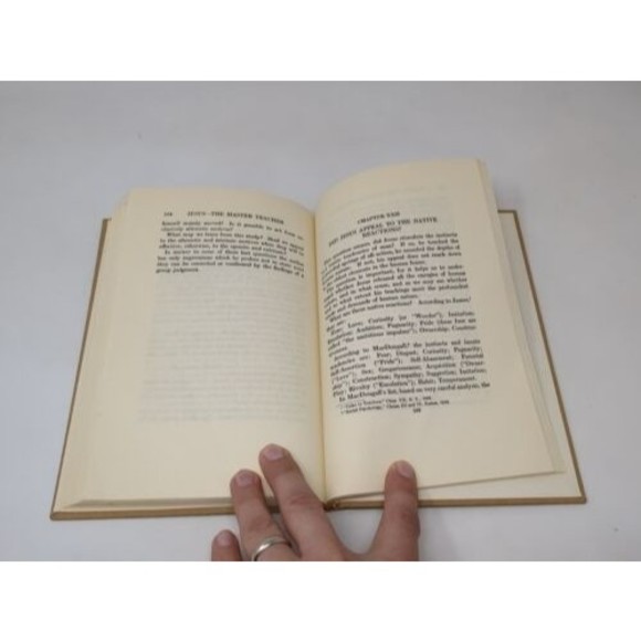 Jesus The‎ Master Teacher by Herman Harrell Horne 1964 Hardcover Book Vintage - Picture 15 of 16